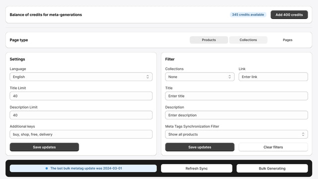 Metagen | AI Bulk SEO meta tag