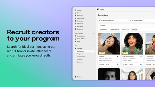 Shopify Collabs
