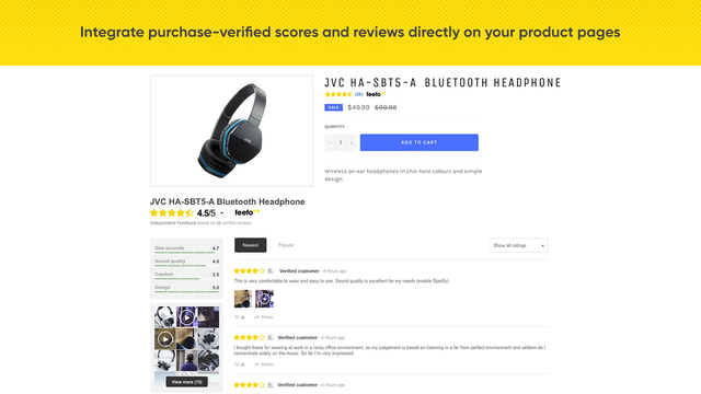 Feefo Product Reviews