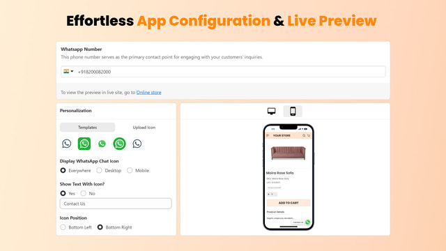 Simplify Whatsapp Live Chat