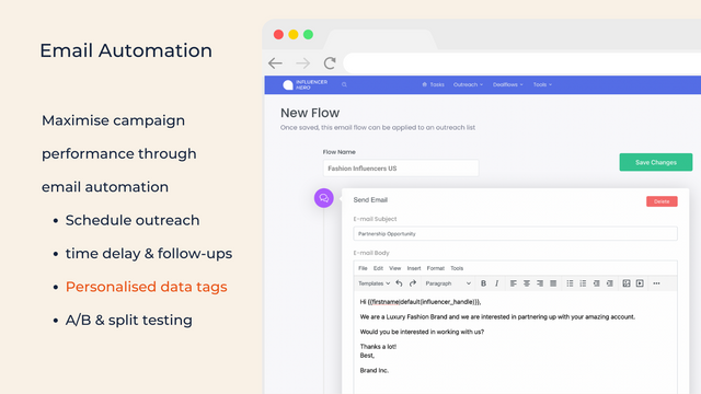 Influencer Hero Marketing App