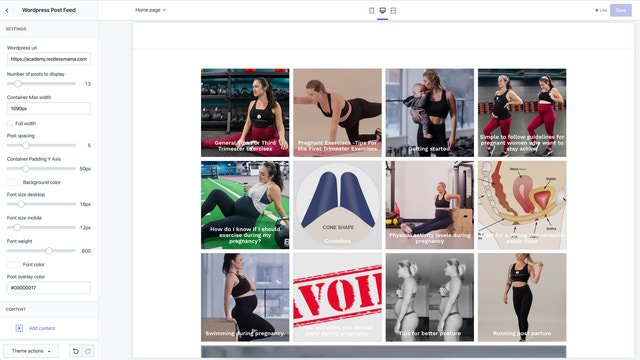 WP ‑ Simple WordPress Feed