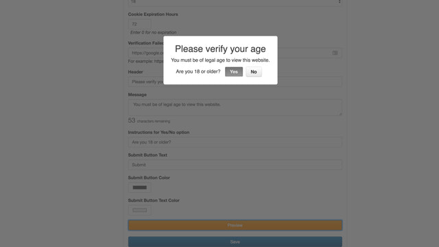 Age Verifier by OTG