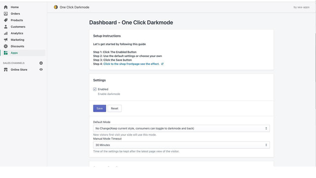 Glasses: One‑Click Darkmode