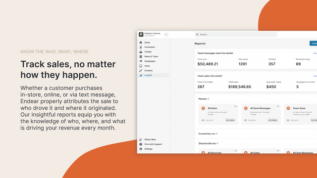 Endear CRM and Clienteling