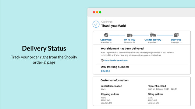 Shipment Tracking & Notify