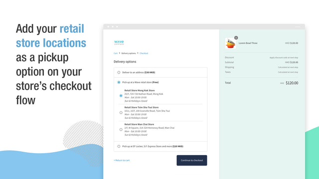 HK Pickup: Store & SF Express