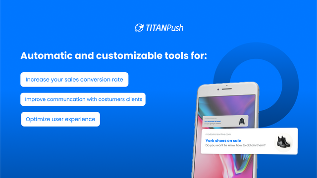 TITANPush: Increase your sales