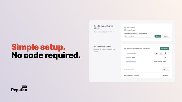 Reputon AliExpress Reviews