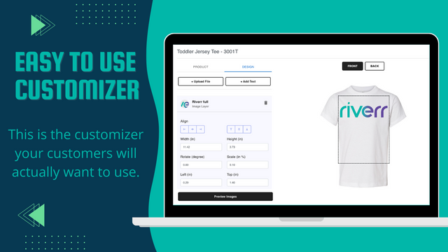 Riverr ‑ Product Customizer