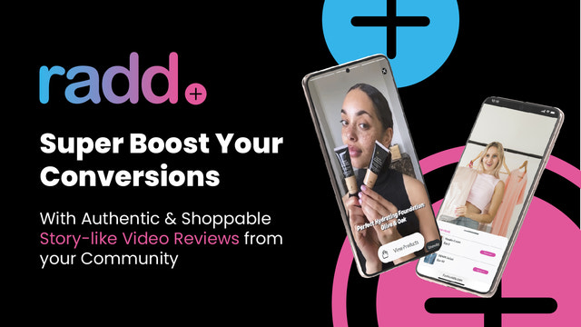 radd. Shoppable Video Stories