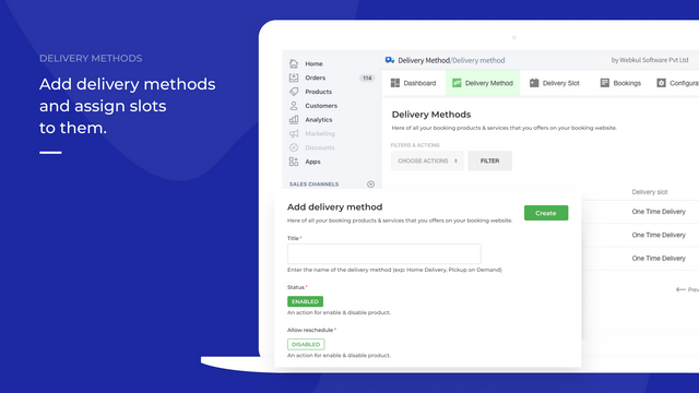 Webkul Delivery Slot