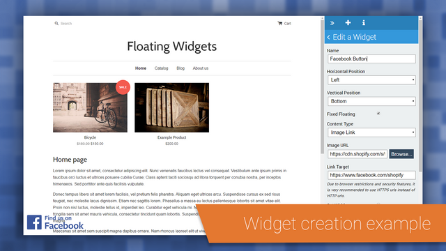 Floatly Floating Widgets