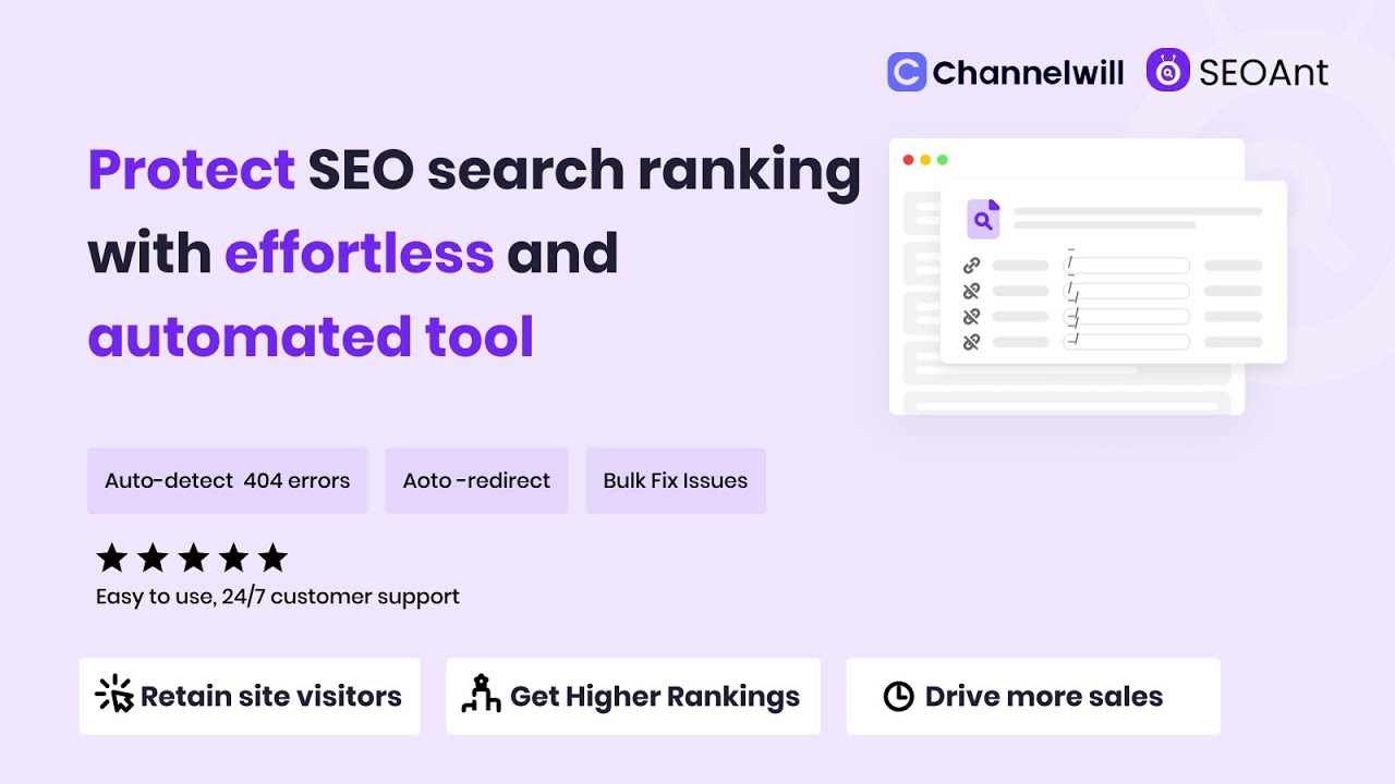 SEOAnt ‑ 404 Link Redirect