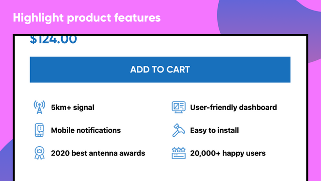 PX Guarantees & Features Icons