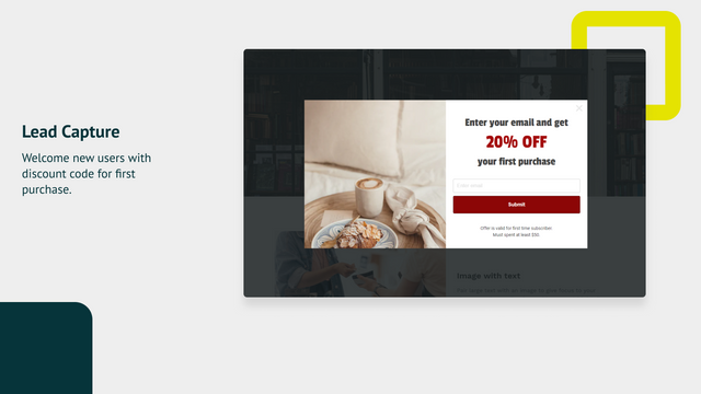 Prompt: Email Popup & Upsell