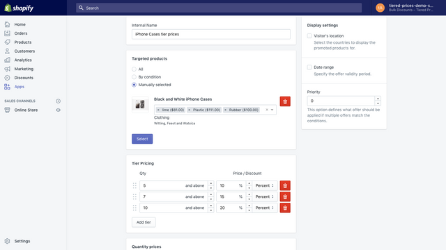 Volume & Tiered Discounts Kit