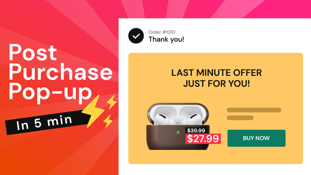 SpurIT Post Purchase Upsell