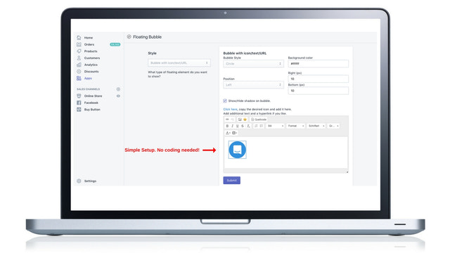 Appsyl Floating Bubble