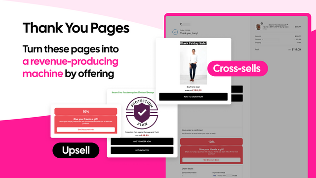 SweetSpot Post Purchase Upsell