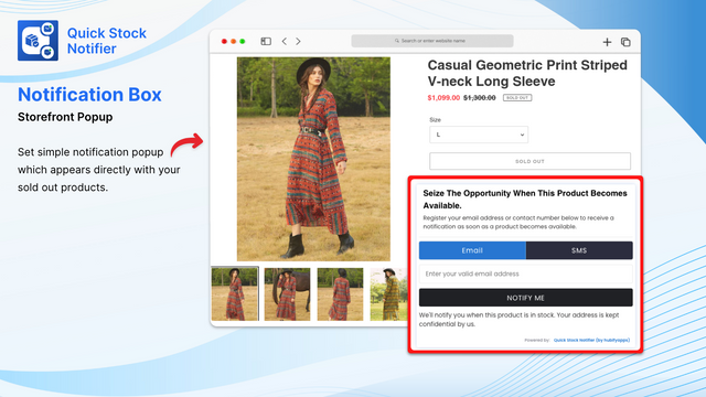 Quick Stock Notifier ‑ Instock
