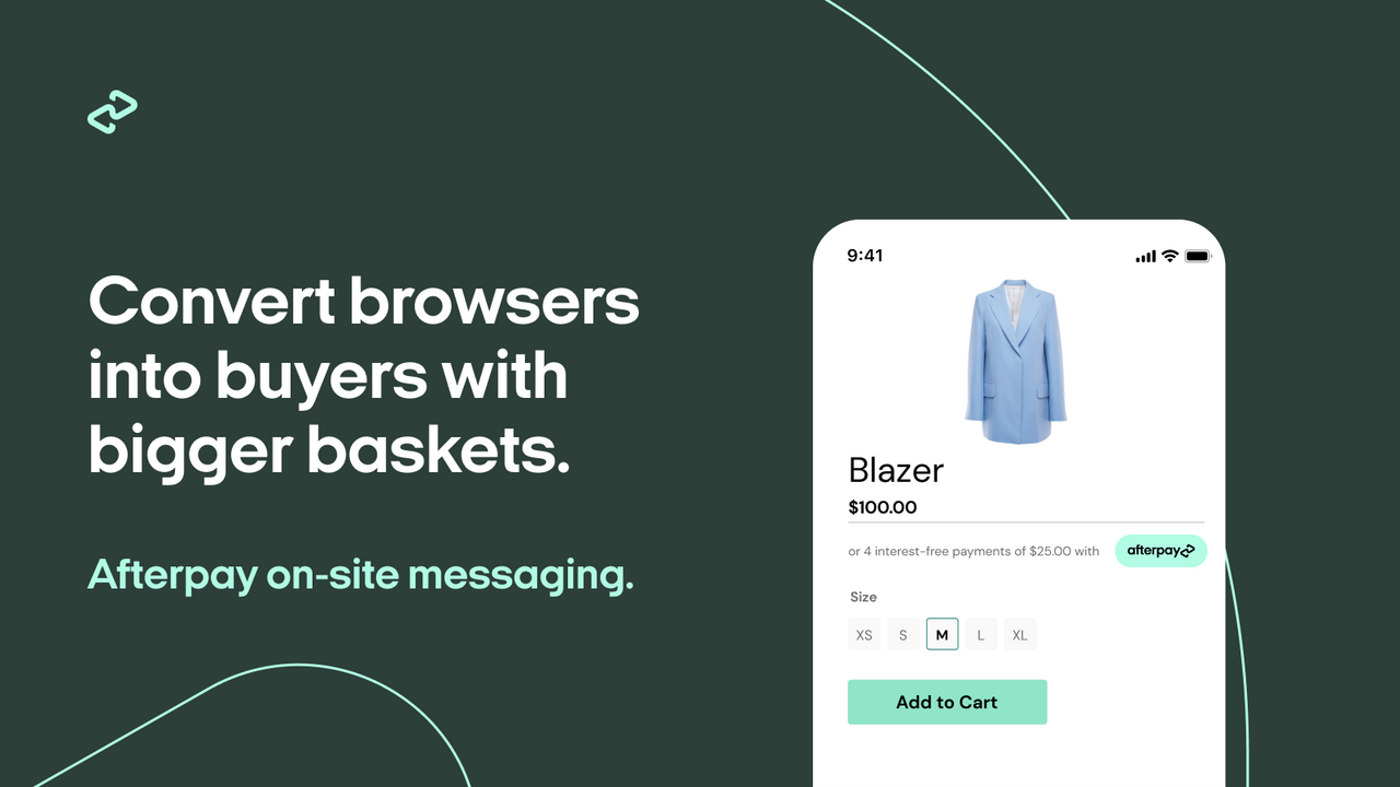 Afterpay On‑Site Messaging