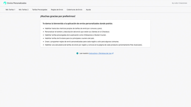 Envíos Personalizados