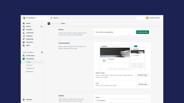 Handshake for Suppliers