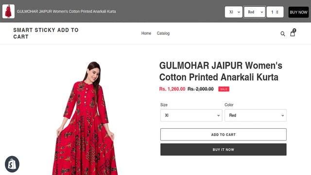 Smart Sticky Add To Cart