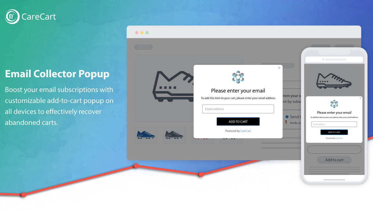 Collect customer emails