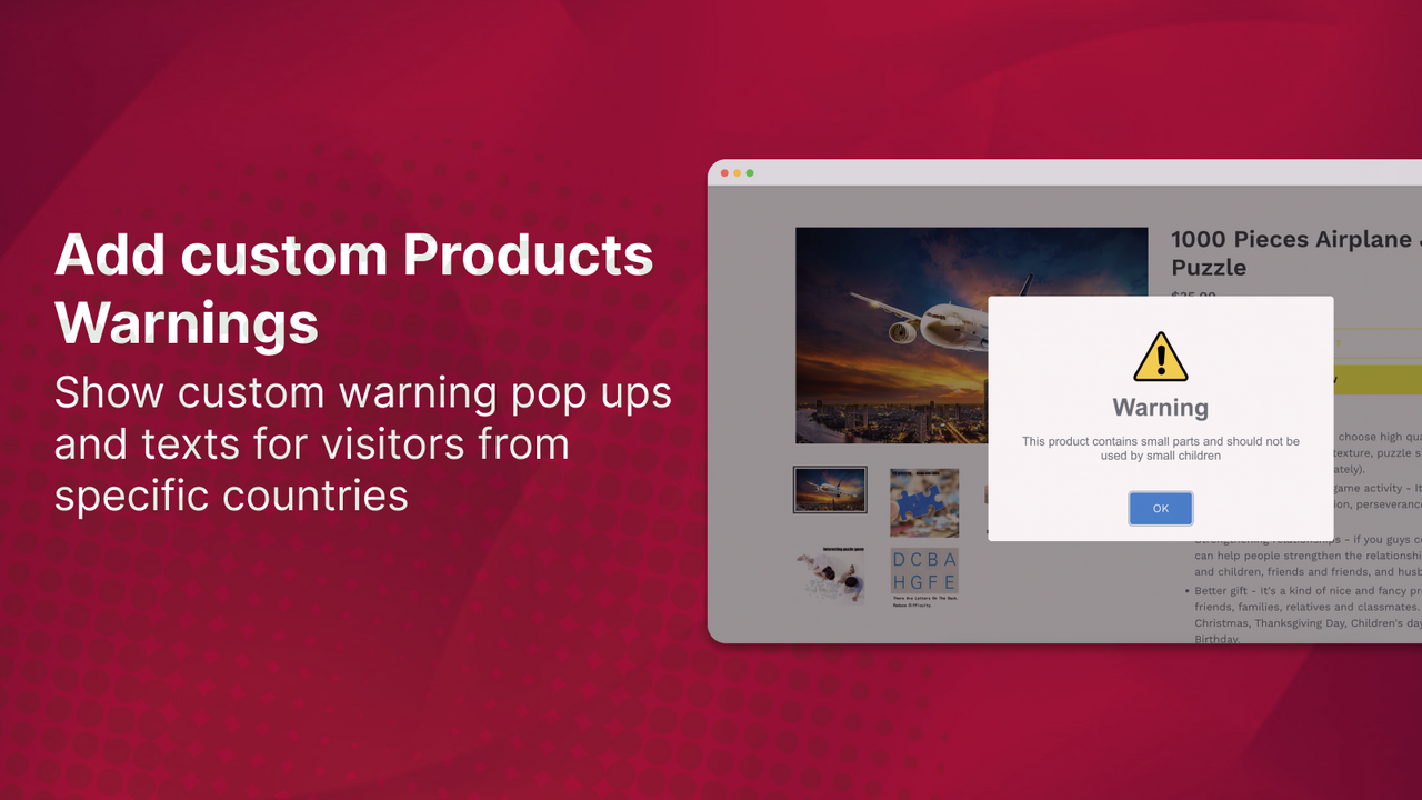 Warn: Country Product Warnings