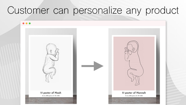 Posterly Product Personalizer