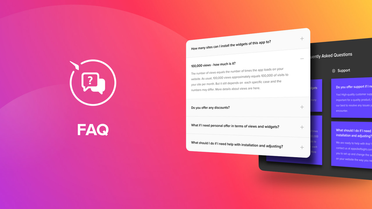 Elfsight FAQ Page