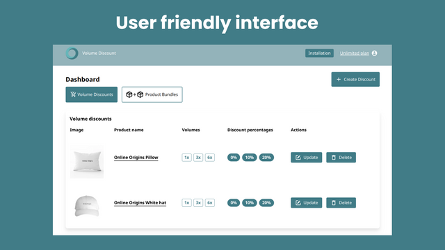 OO ‑ Volume + Bundle discounts
