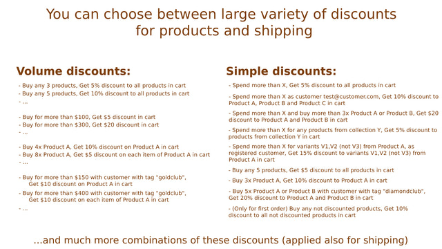 Singleton | Advanced Discounts