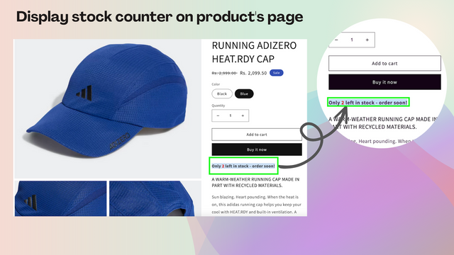 Jedi ‑ Stock Counter