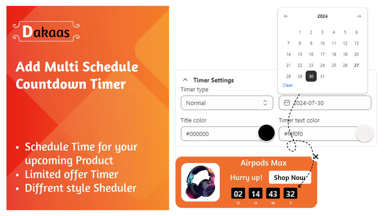 Add Countdown Timer on your Products