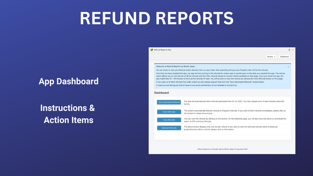 Refund Reports Rex