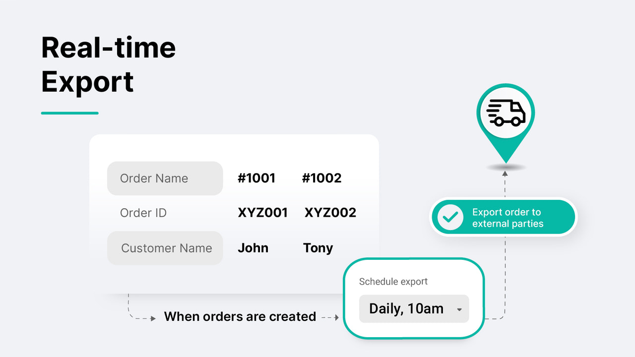 Automate your export by scheduling