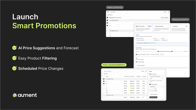 Aument: Pricing & Promotions