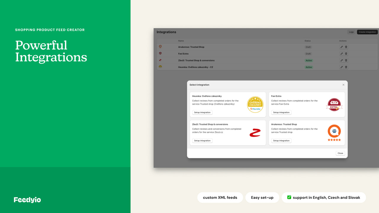 Poweful integrations