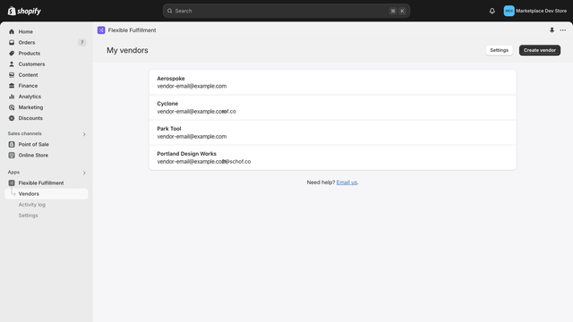 Flexible Fulfillment
