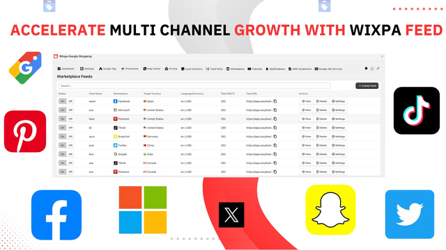 Wixpa Google Shopping Feed