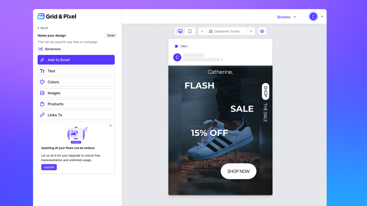 AI-Powered creatives for email marketing and SMS campaigns