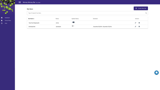 Free Shipping :Money Money Bar