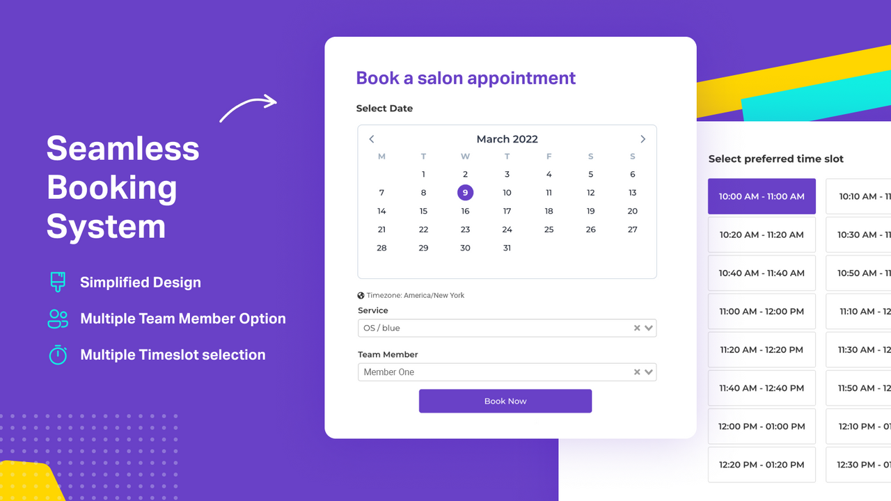 Appointment Booking Widget
