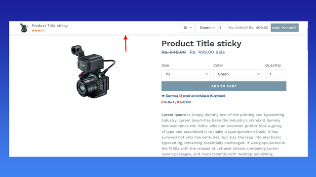 Sticky Add To Cart Bar Pro