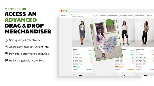 Sort'd Collection Merchandiser