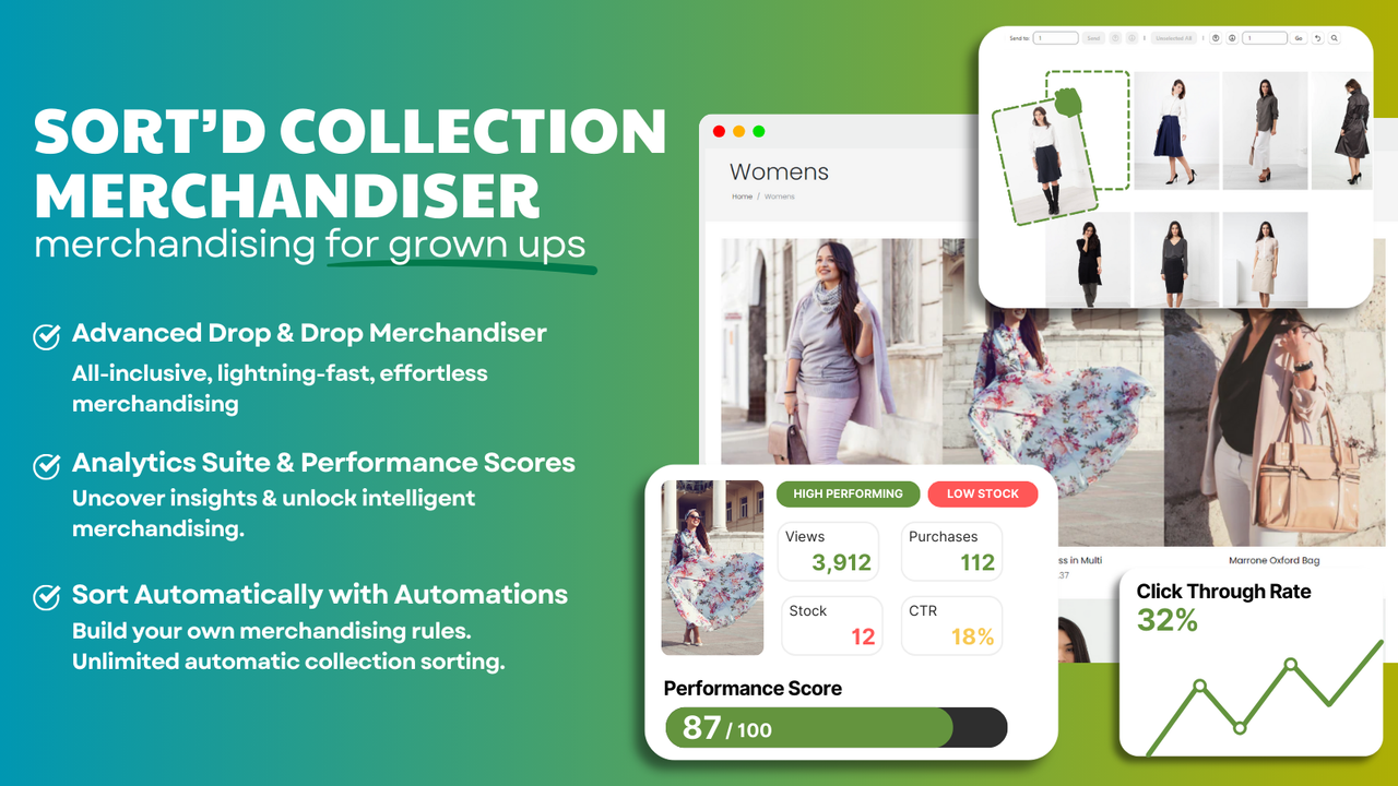 Sort'd Collection Merchandiser