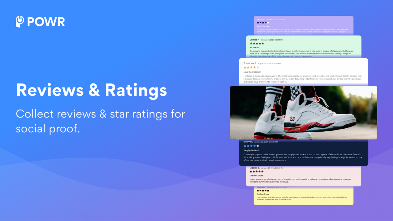 POWR: Product Reviews Ratings